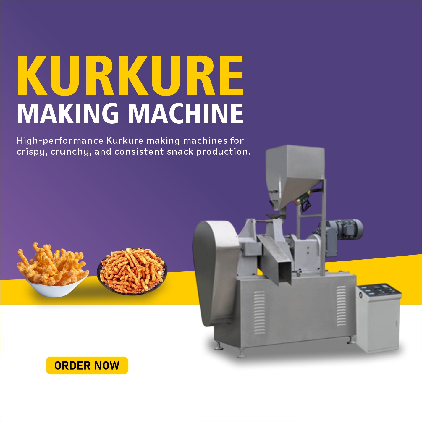 Commercial Kurkure Making Machine Near Me | Affordable Extruded Snack Manufacturing Plant